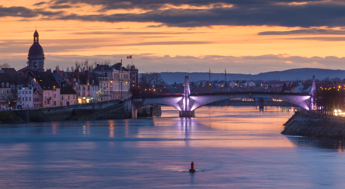 Chalon sur Saône en Bourgogne du Sud