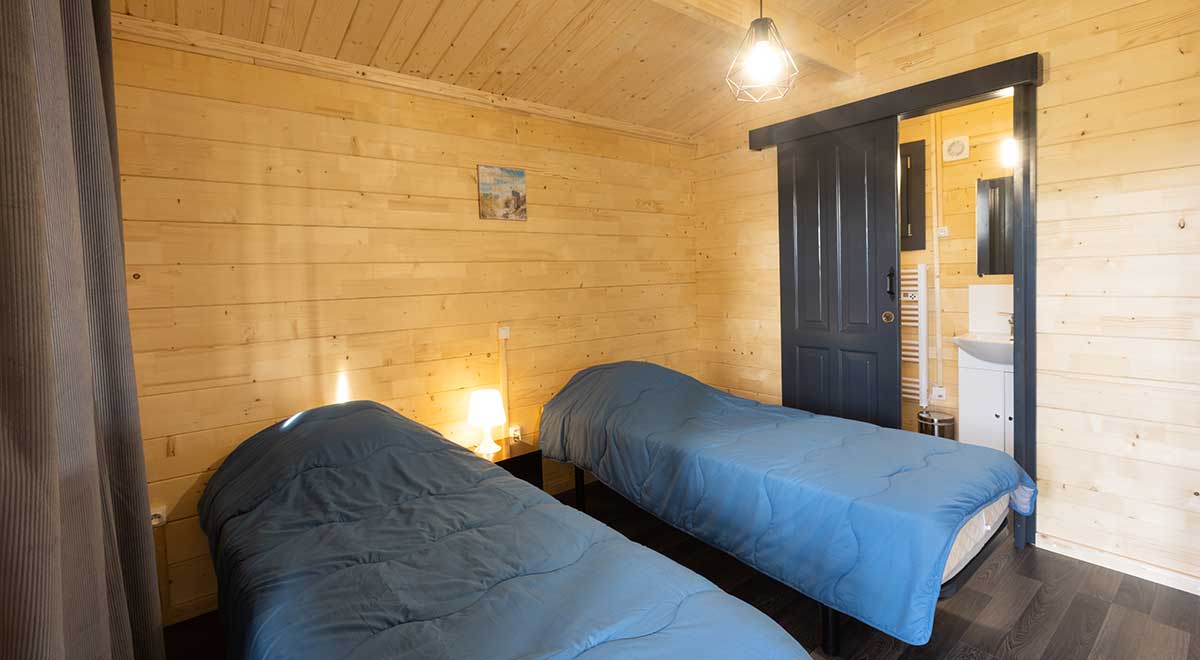 Chambre 2 lits en bord de Saône
