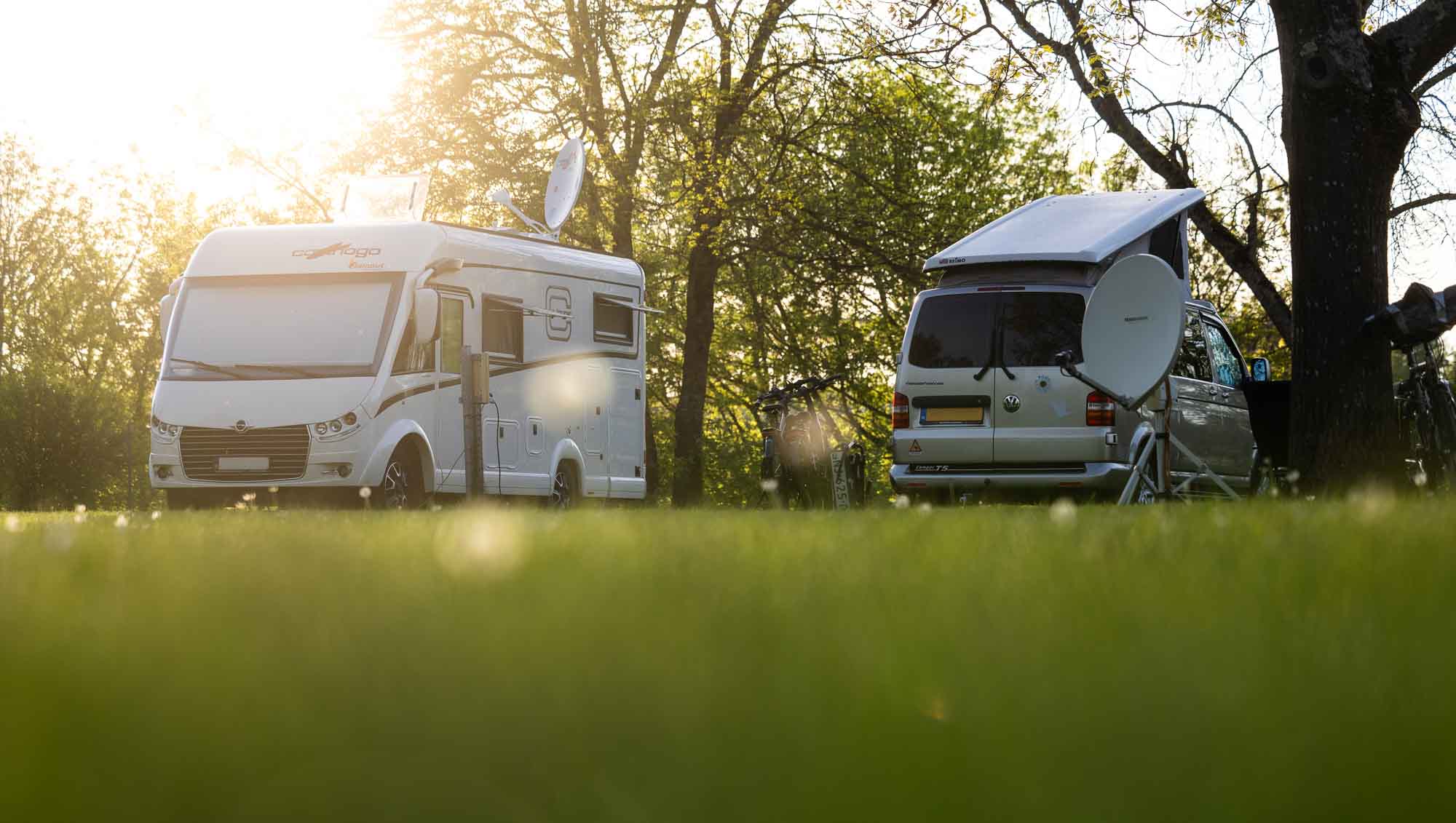 Emplacement de camping à Chalon sur Saône