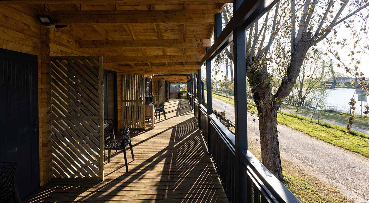 Chalet en bord de Saône